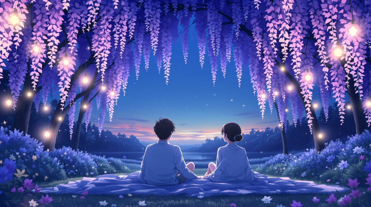 百灵短剧资讯 - 七夕特别企划:「紫藤之约」情侣短剧马拉松